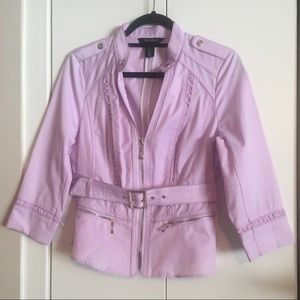 WHBM Pink Jacket, 3/4 length sleeves, never worn